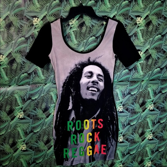 BOB MARLEY BODY-CON DRESS LADIES/JUNIORS SZ SMALL - Picture 3 of 3